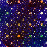 star and floral pattern background N2