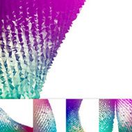 Vintage Surface Futuristic Geometric Graphic Art Abstract Vector Background