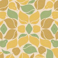 Abstract autumn leaf pattern