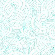 Cute doodle pattern with seamless in swatch panel N2