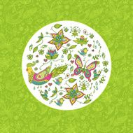 Nature spring template background N4