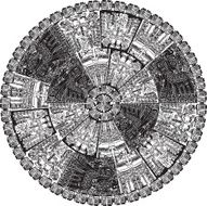 ancient pattern Vector illustration N138