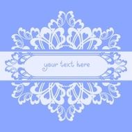 Blue ornate background N2