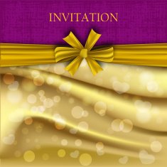 Beautiful Wedding Invitation Card N19