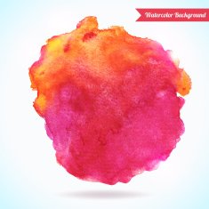 Watercolor pink abstract background N6