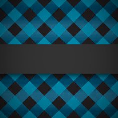 Blue tilted lumberjack plaid pattern