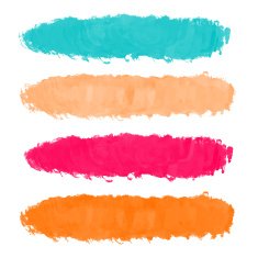 Watercolor brush strokes N12