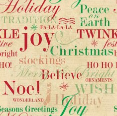 Christmas words repeat seamless pattern background N2
