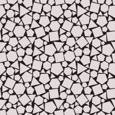 Seamless pattern of geometric polygon shapes N2