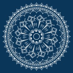 Mandala made of Seashells N12