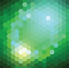 Green Hexagonal Pattern N2