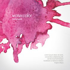 background Watercolor splash in vector