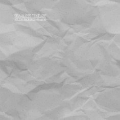Creased grey paper vector seamless texture