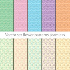Set of flower patterns N2