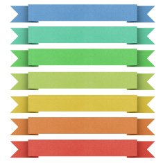 Header origami tag recycled paper