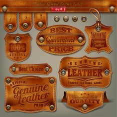 Vintage Leather Labels N2