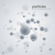 Abstract particles background