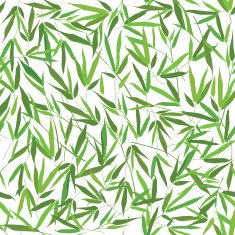 Summer floral seamless background with bamboo leaves N2