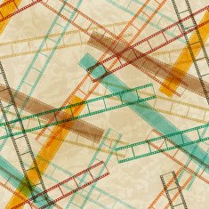 Vintage background with film frame Seamless illustration N2