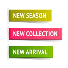 New fabric set of labels N2