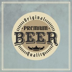 Retro Styled Beer Label N31