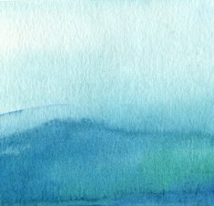 Abstract blue watercolor hand painted background N3