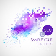 Modern vector background with watercolor blot N4