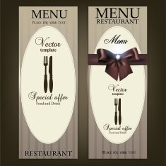 Restaurant Menu design Vector template