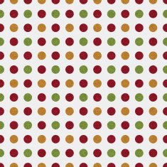 Seamless white paper with red green and gold glitter dots