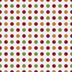 Seamless white paper with red green and gold glitter dots