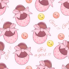 Baby girl seamless texture N2