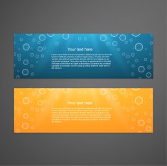 Set of Colorful Horizontal Banners N3
