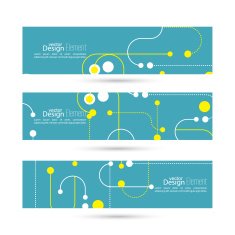 Set of vector banners N10