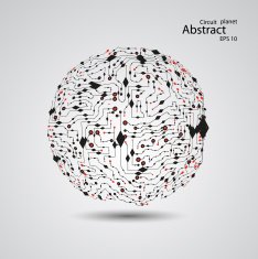 Circuit board planet eps 10 N8