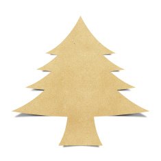 Christmas tree recycled papercraft background
