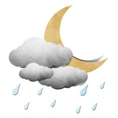 Weather grunge recycled papercraft stick N16