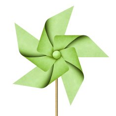 windmill recycled papercraft N2