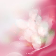 Abstract floral paint flow background vector illustration