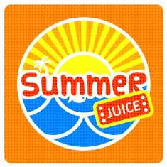 Summer juice label N2