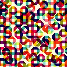pattern of colored geometric elements N5
