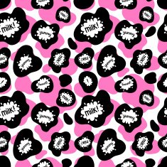 Abstract background Cow seamless pattern N2