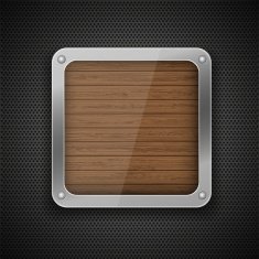 Vector metal background N8