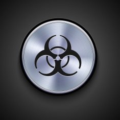 vector metal icon on gray background Eps10 N49