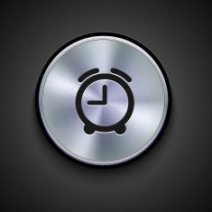 vector metal icon on gray background Eps10 N52