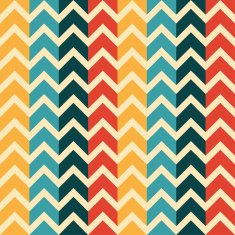 Abstract mosaic background made of colorful arrows N52