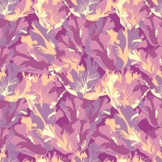 Abstract floral seamless vector pattern N3