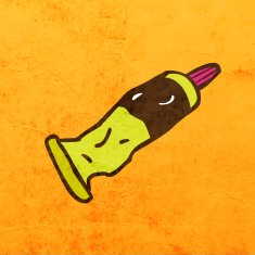 Glue on Grunge Background N2