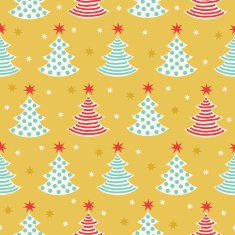 Seamless pattern with Christmas trees N35