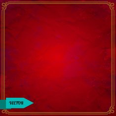Red retro grunge background with frame N2