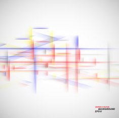 vector lines of purple yellow and red